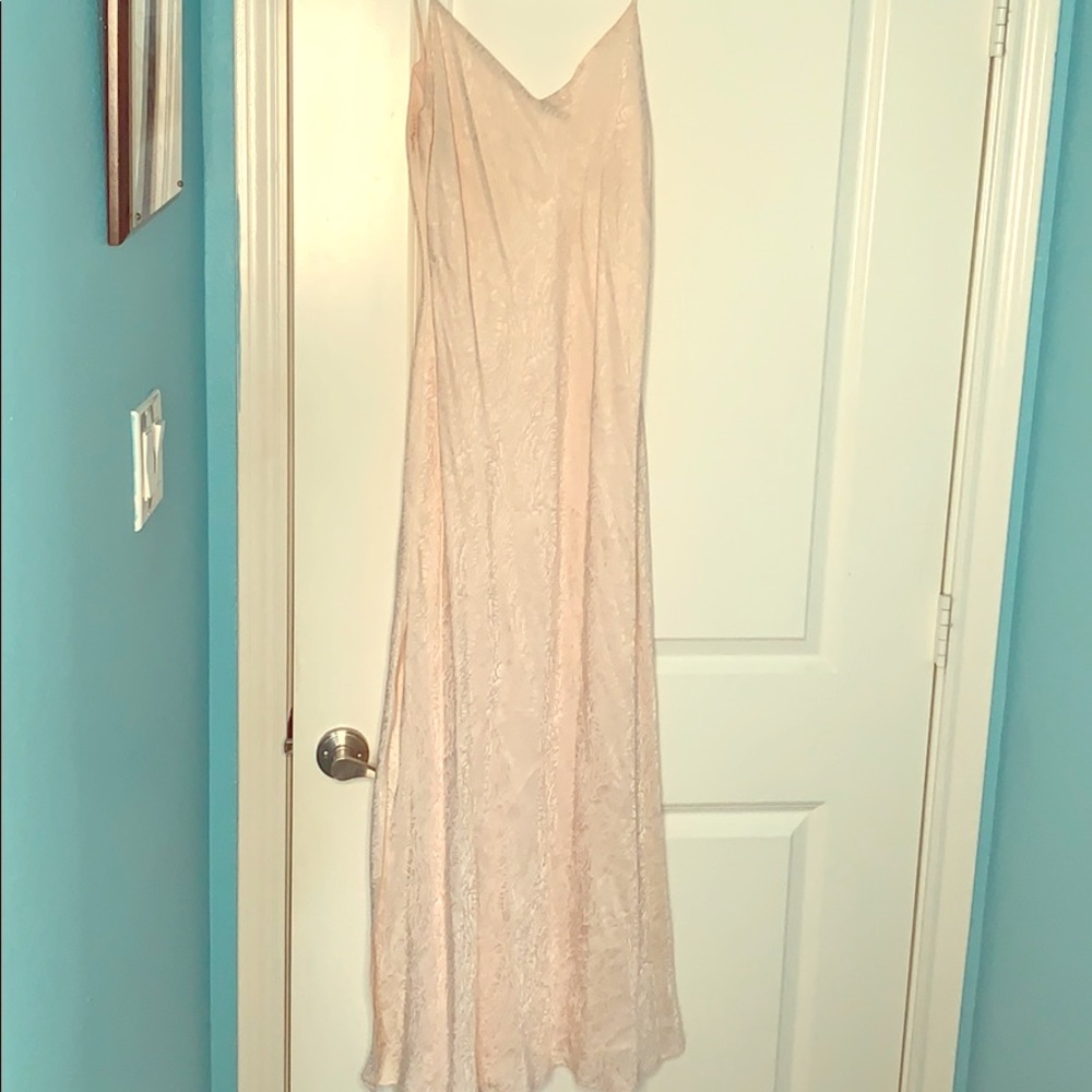 Silk Backless Dress